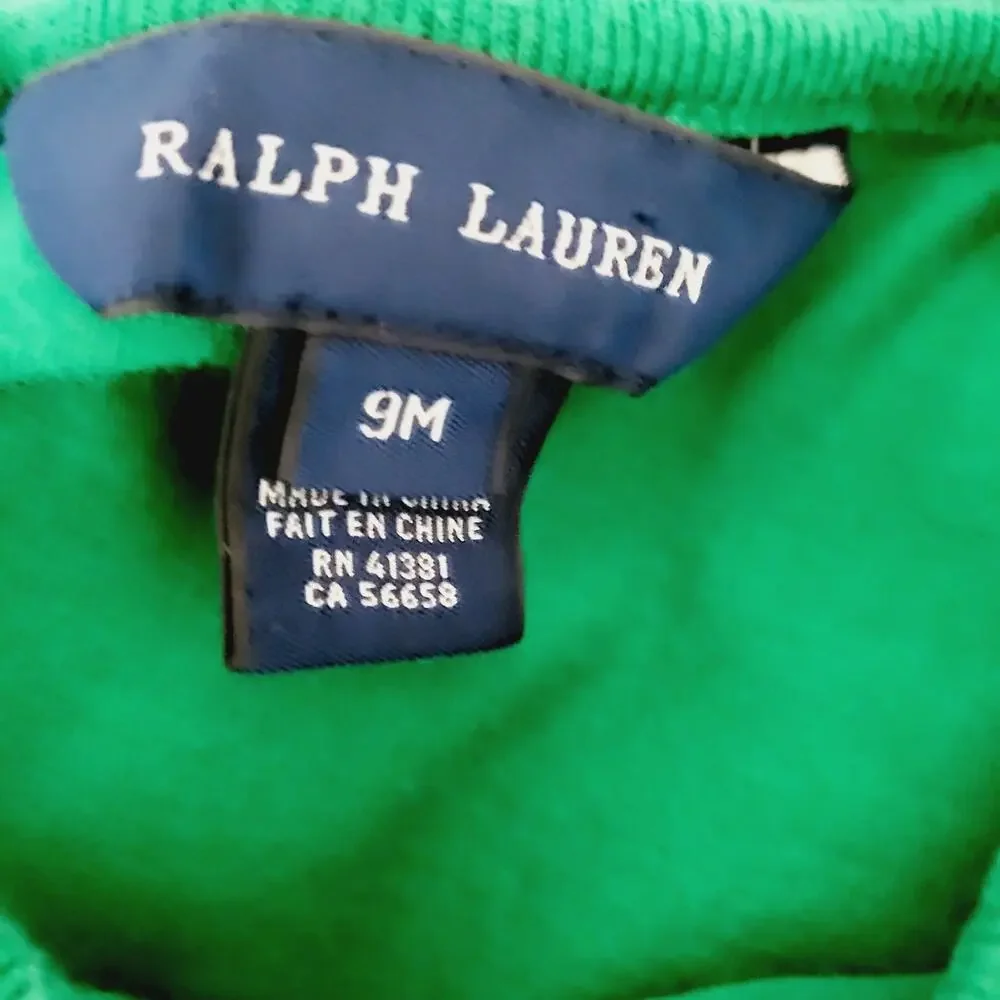 Ralph Lauren size 9M green top